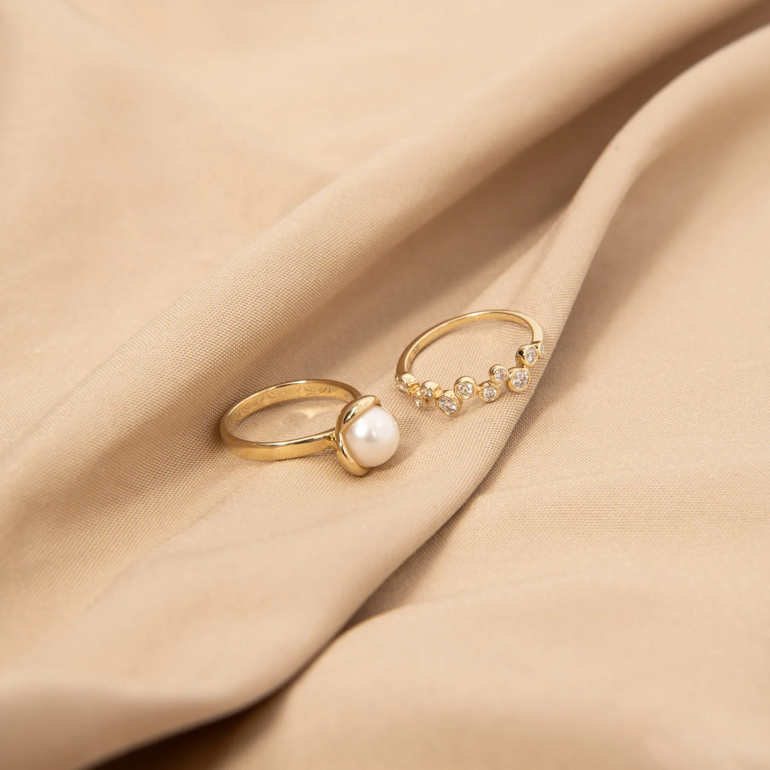 Aveny LUXURY - Ring m. 11 brillianter, 0,37 ct. w/si - 14 kt. guld - Image 3