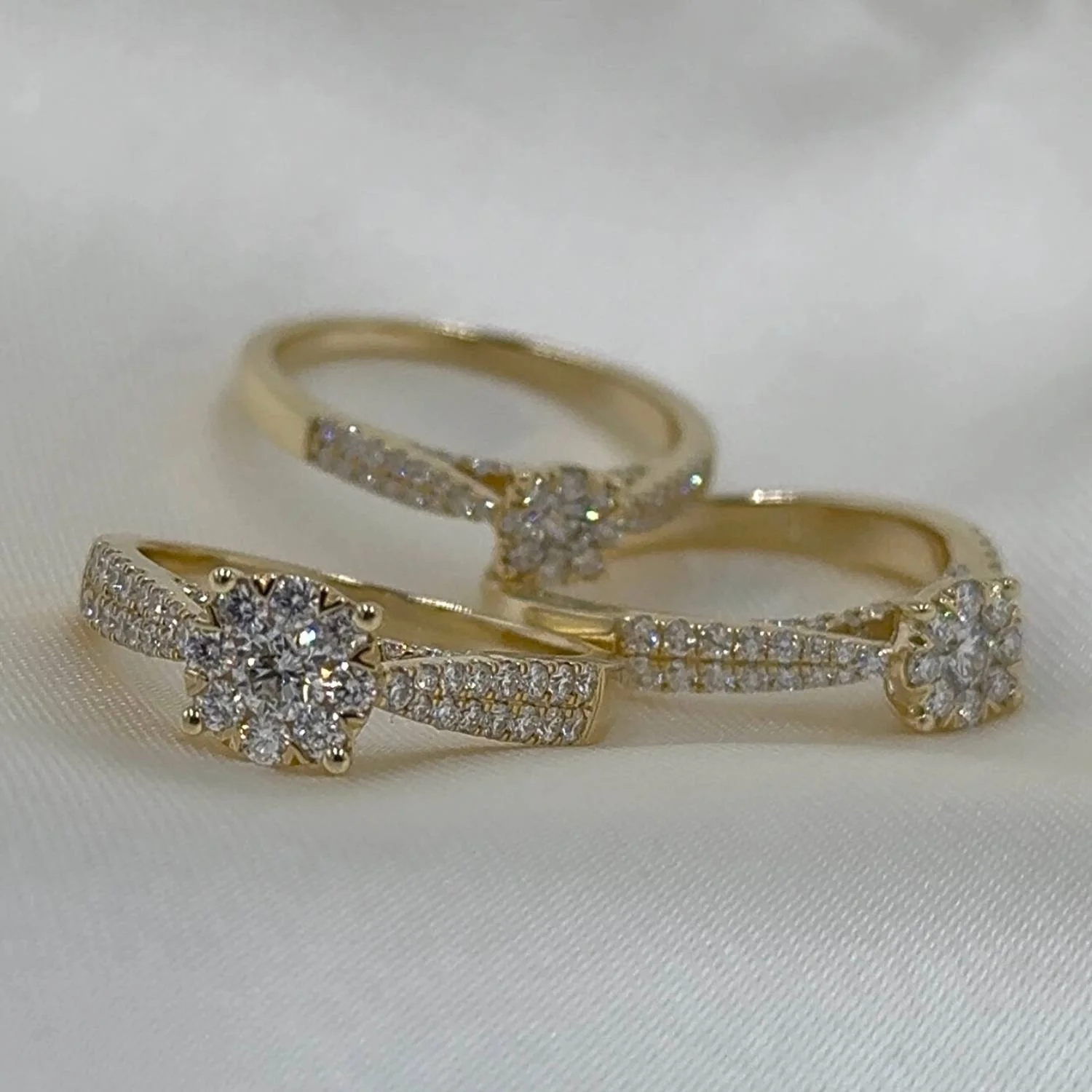 Aveny LUXURY - Ring m. 55 brillianter, 0,35 ct. w/si - 14 kt. guld - Image 5