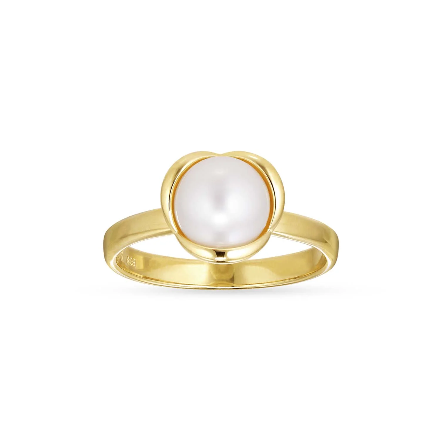 Aveny LUXURY - Ring med kulturperle - 14 kt. guld