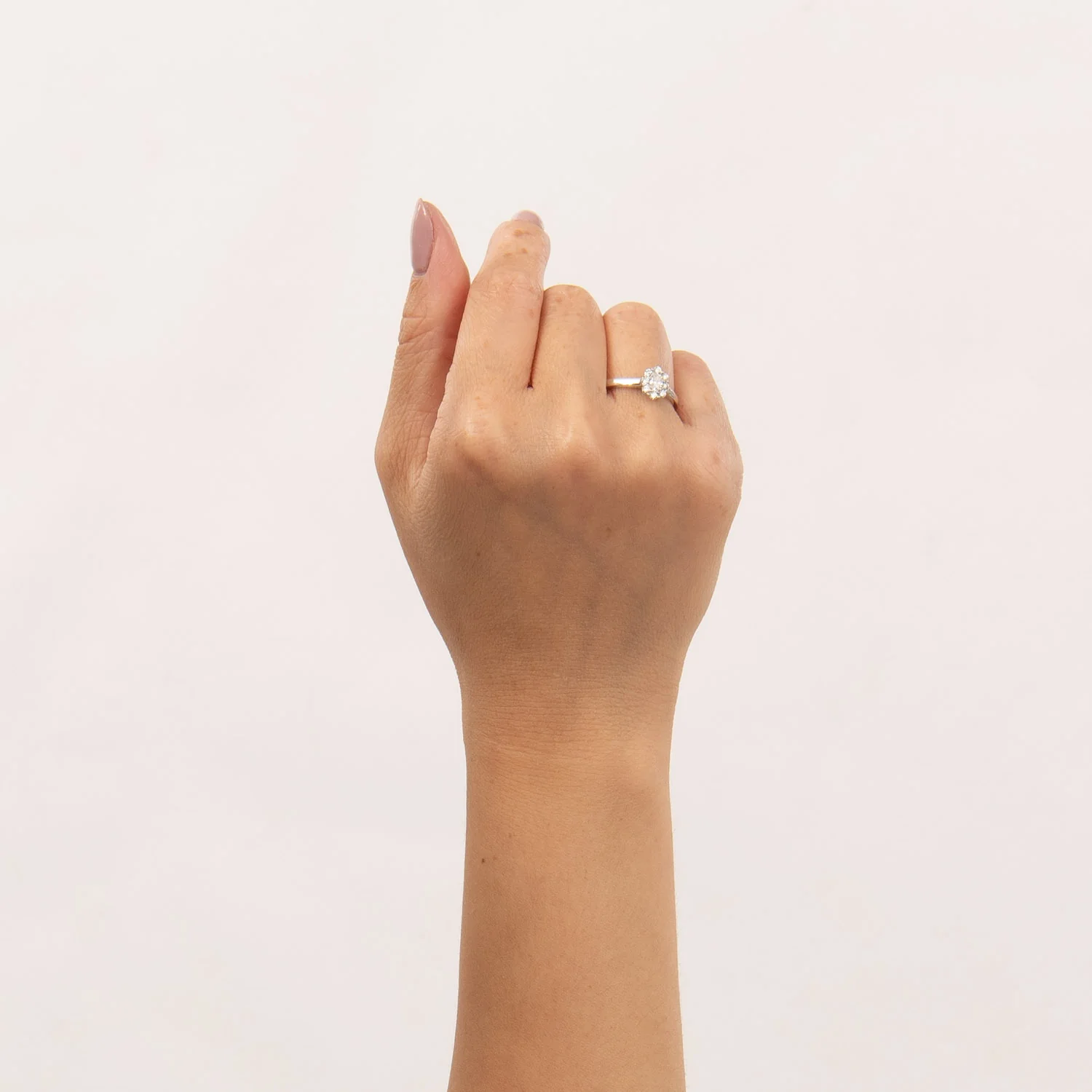 Aveny LUXURY - Ring ovale brillianter, 0,40 ct. w/si - 14 kt. hvidguld - Image 2