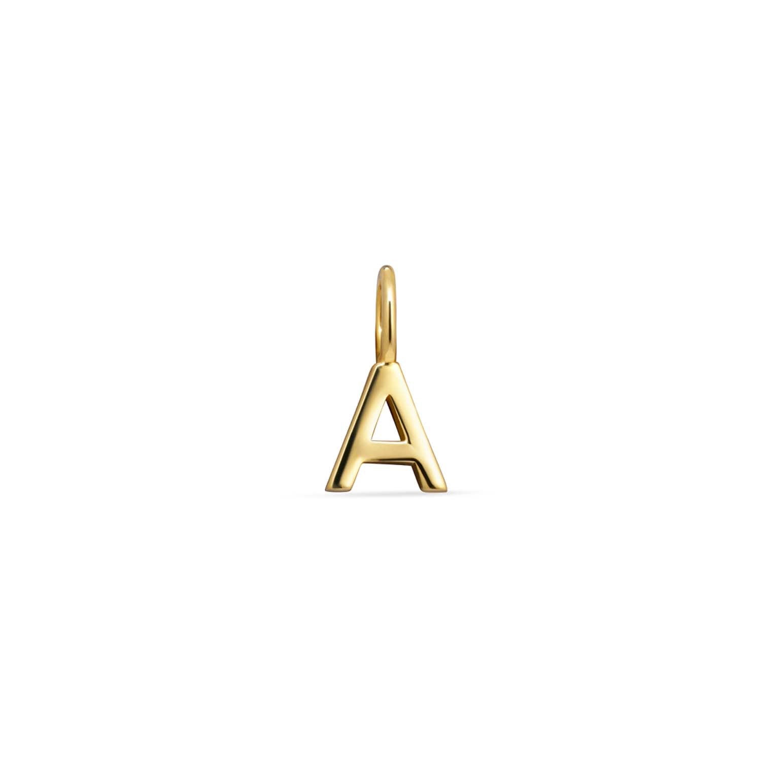 Aveny NINE K - Bogstavsvedhæng, A - 9 kt. guld