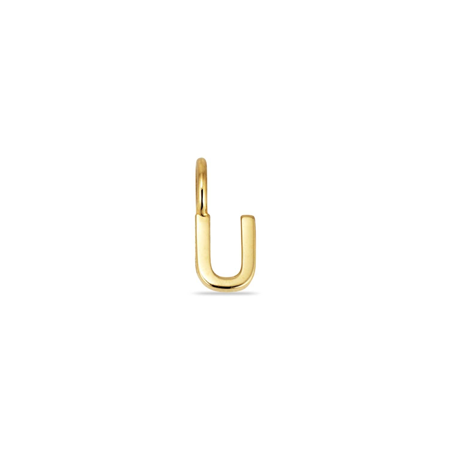 Aveny NINE K - Bogstavsvedhæng, U - 9 kt. guld