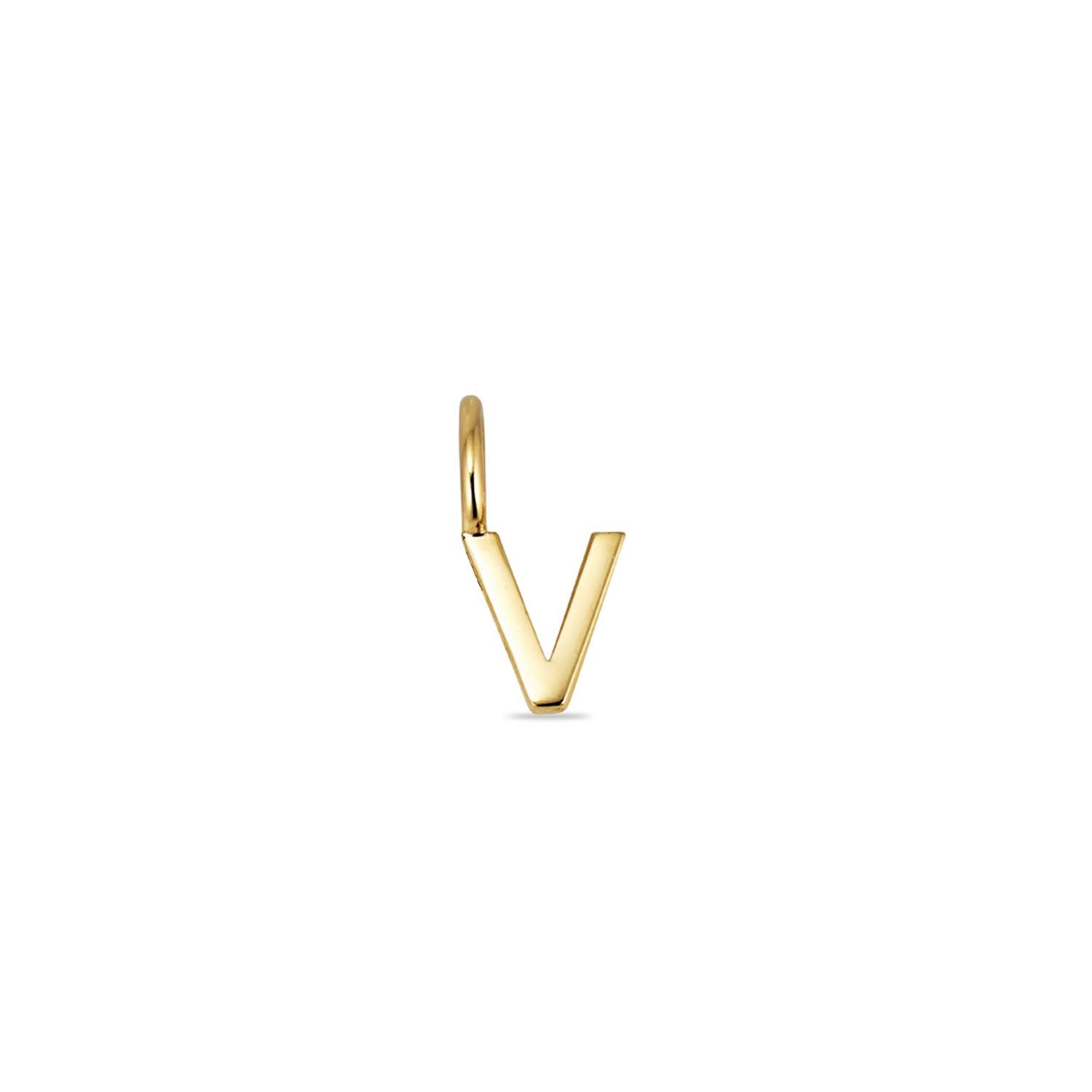 Aveny NINE K - Bogstavsvedhæng, V - 9 kt. guld