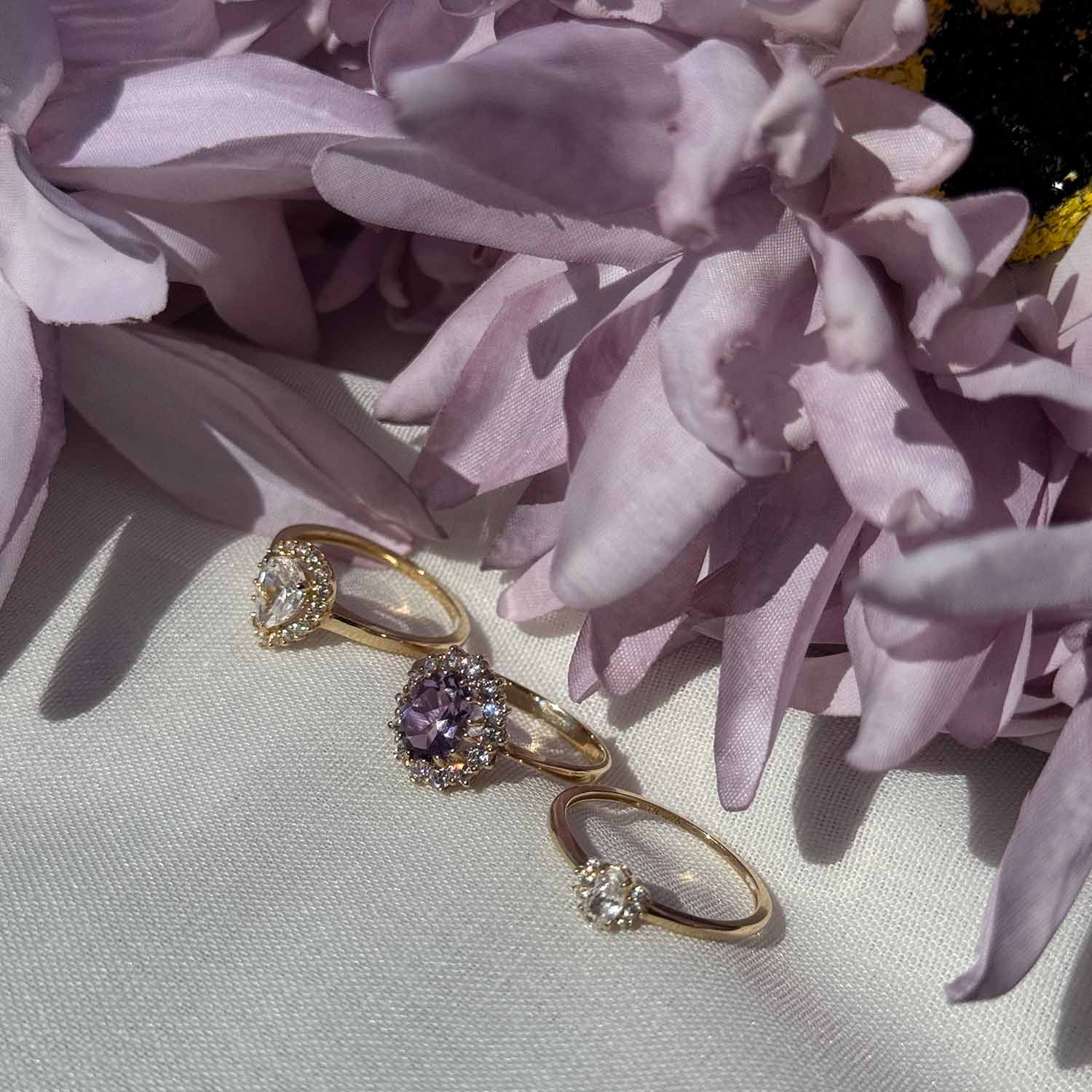 Aveny NINE K - Ring med zirkonia - 9 kt. guld - Image 3