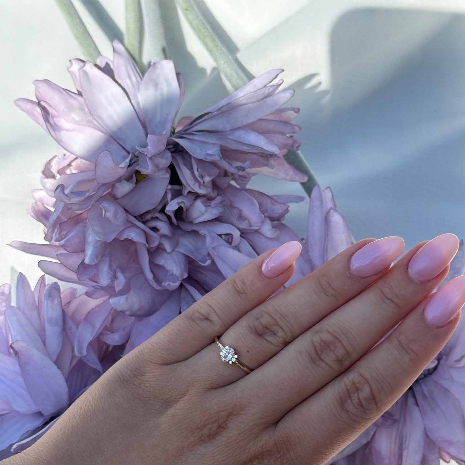 Aveny NINE K - Ring med zirkonia - 9 kt. guld - Image 4