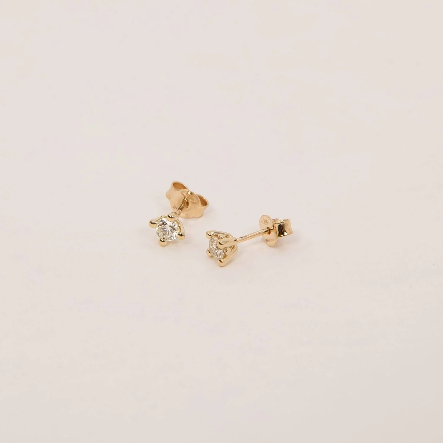 Aveny STARLIGHT - Ørestikker, 2x0,25 ct. w/si - 14 kt. guld - Image 4
