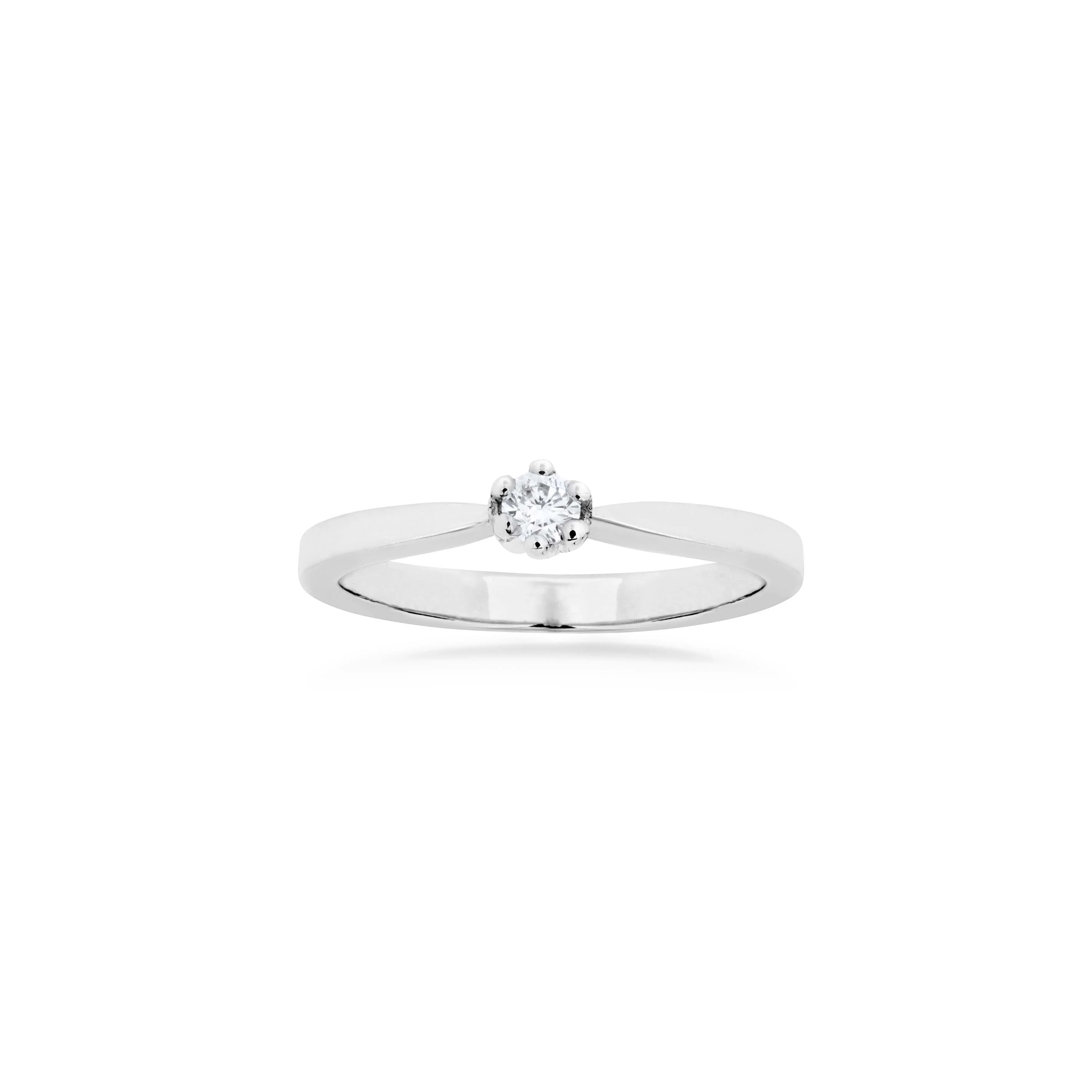 Aveny STARLIGHT - Ring, 0,05 ct. w/si - 14 kt. hvidguld