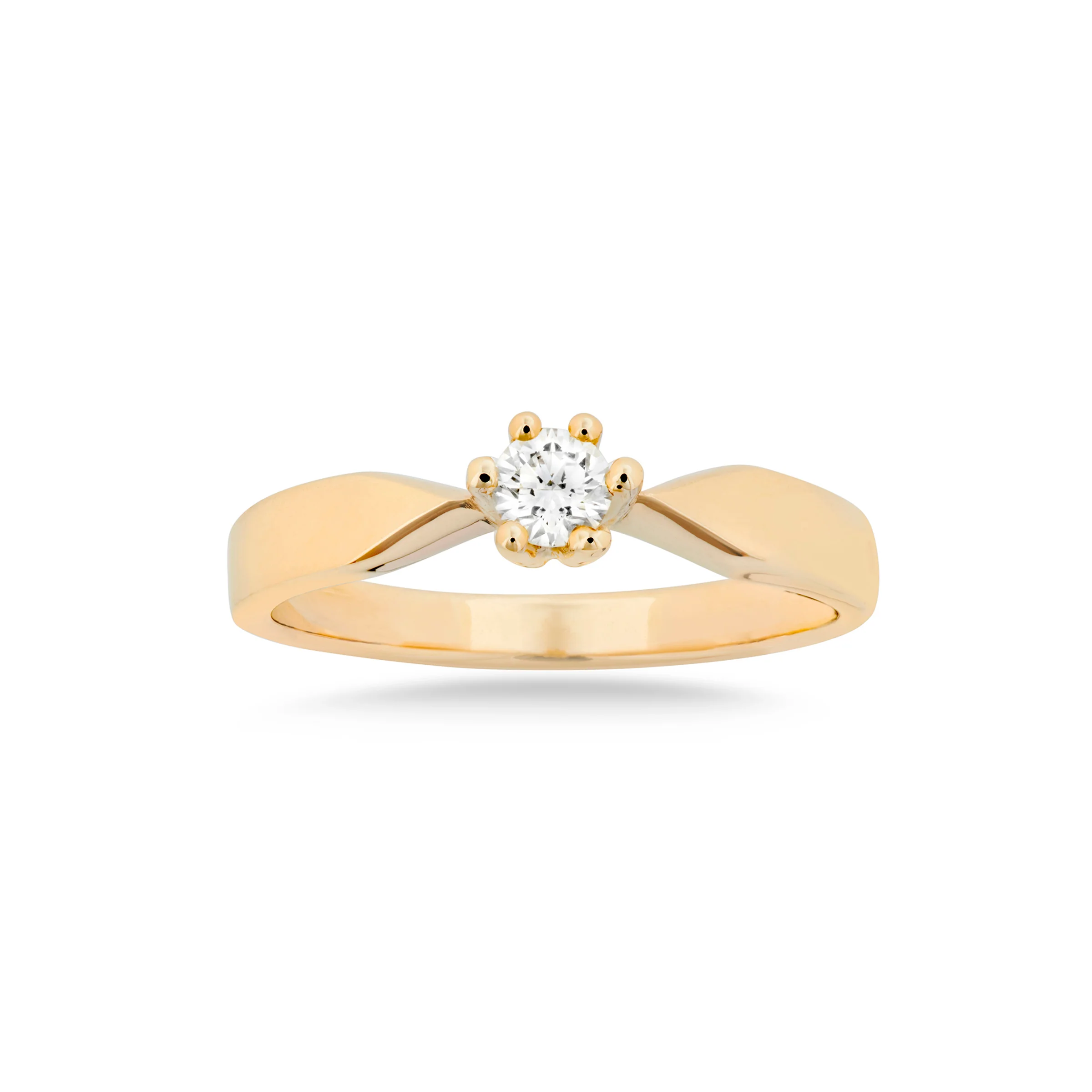 Aveny STARLIGHT - Ring, 0,20 ct. w/si - 14 kt. guld