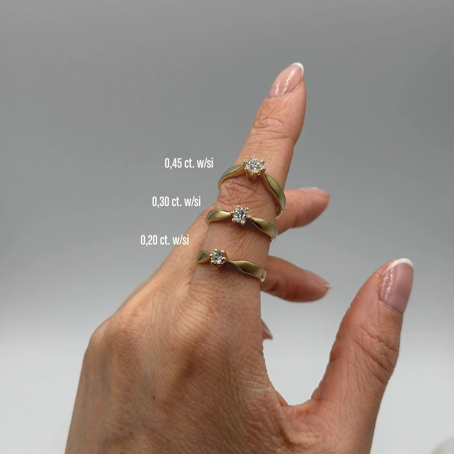 Aveny STARLIGHT - Ring, 0,20 ct. w/si - 14 kt. guld - Image 5