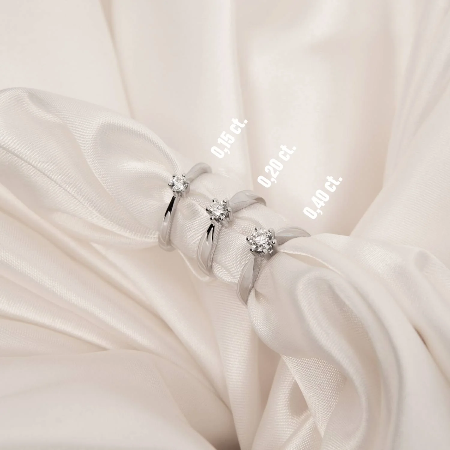 Aveny STARLIGHT - Ring, 0,20 ct. w/si - 14 kt. hvidguld - Image 3