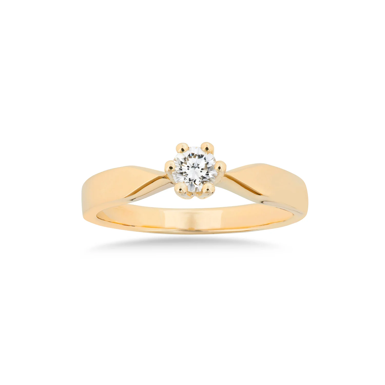 Aveny STARLIGHT - Ring, 0,25 ct. w/si - 14 kt. guld