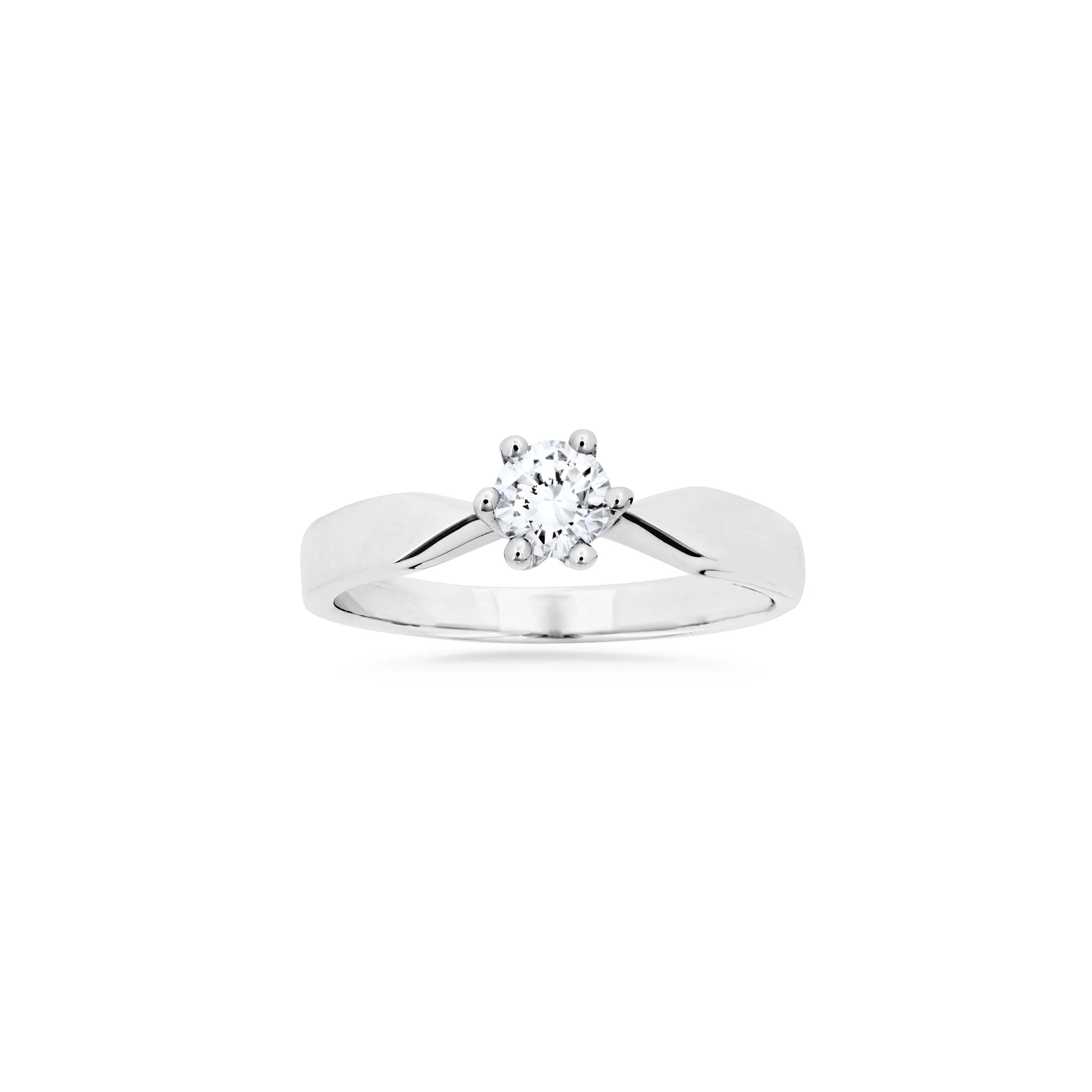 Aveny STARLIGHT - Ring, 0,35 ct. w/si - 14 kt. hvidguld
