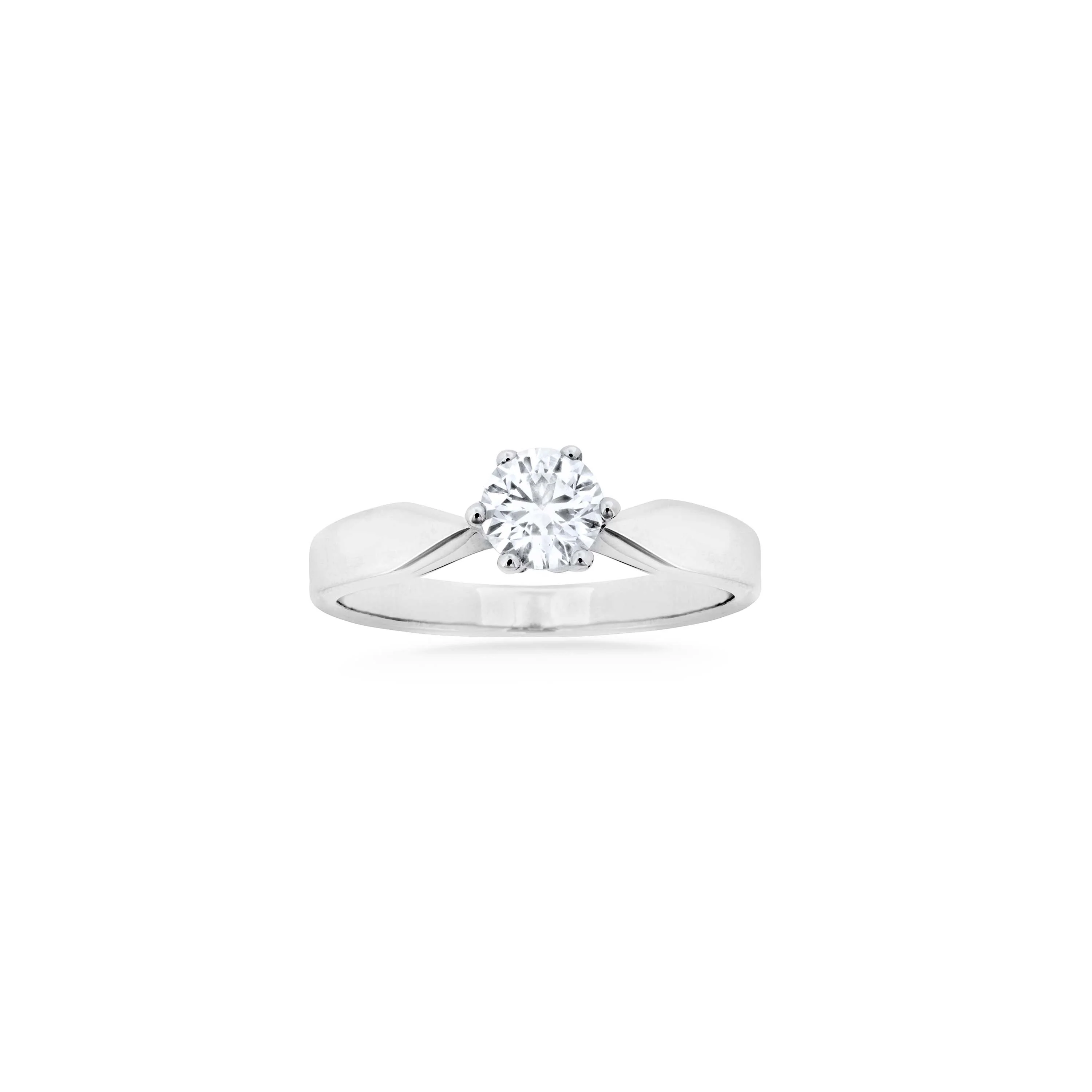 Aveny STARLIGHT - Ring, 0,60 ct. w/si - 14 kt. hvidguld