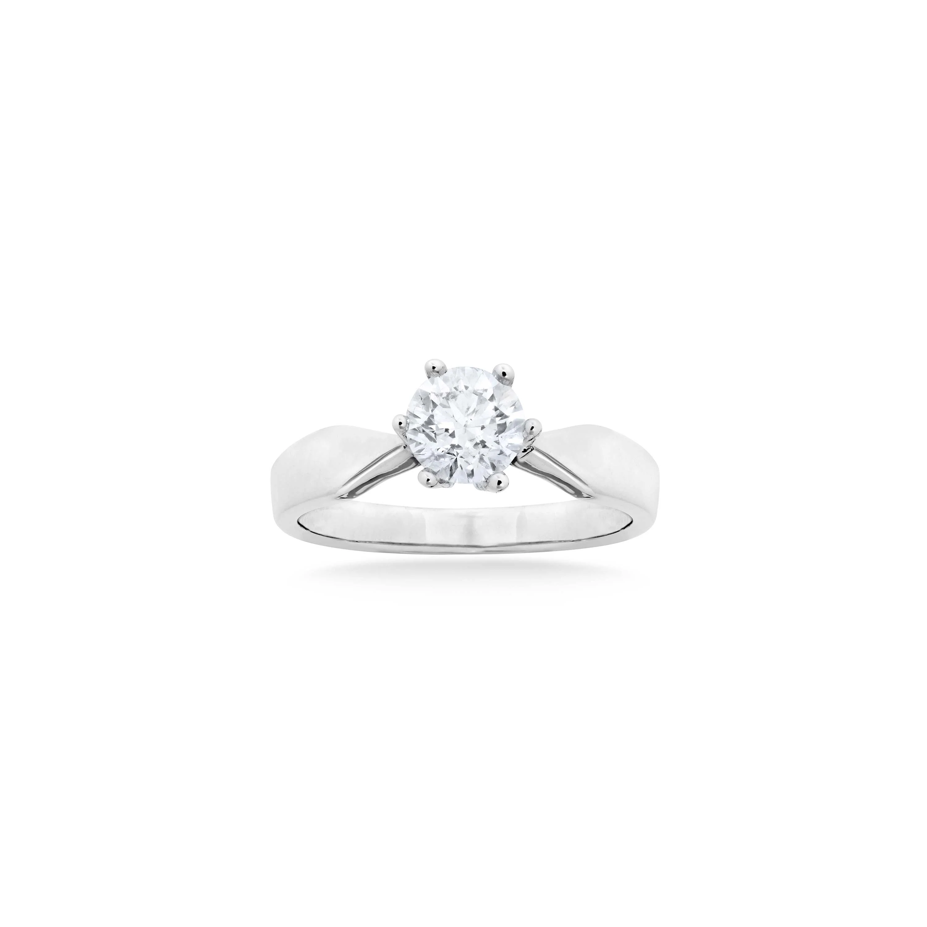 Aveny STARLIGHT - Ring, 1,00 ct. w/si - 14 kt. hvidguld