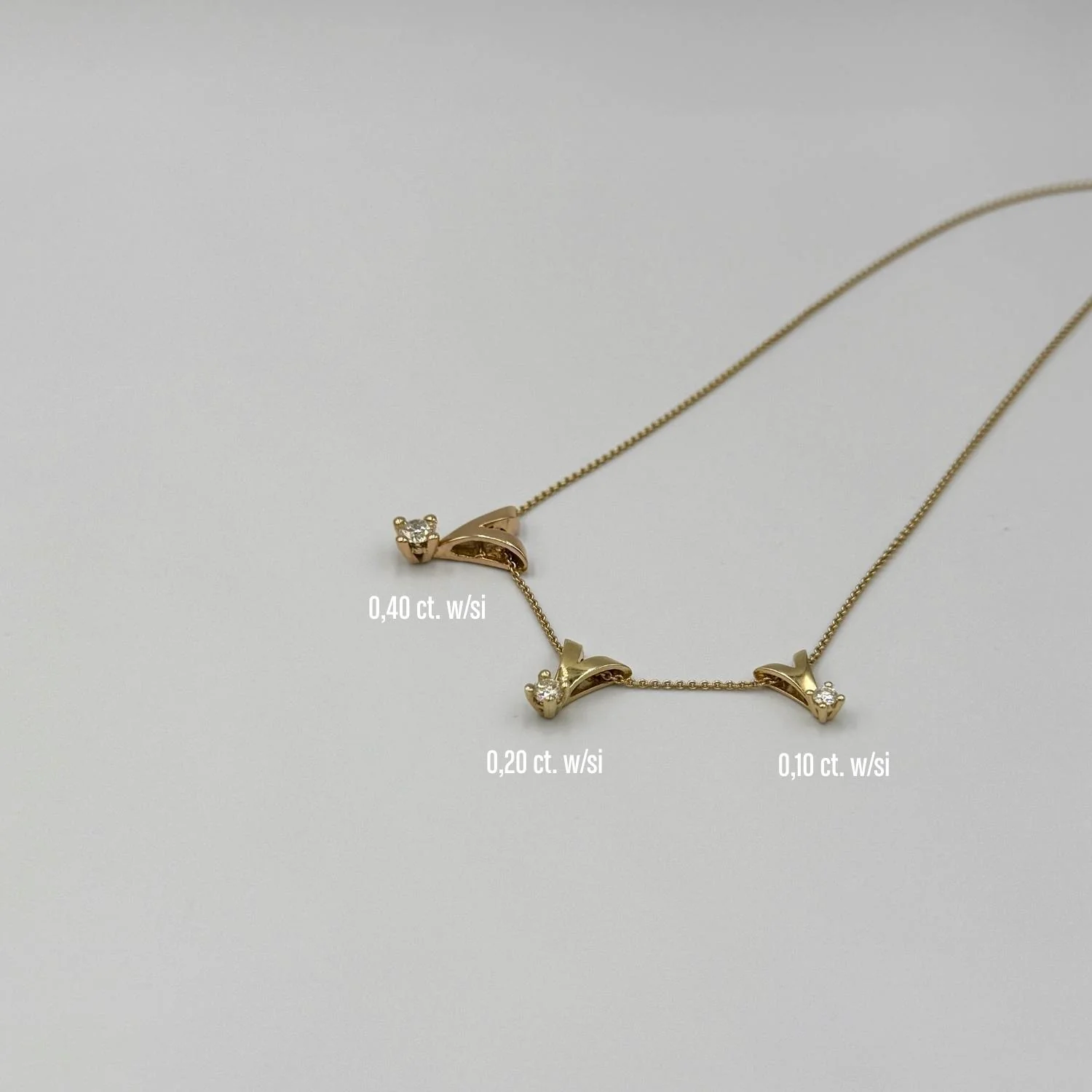 Aveny STARLIGHT - Vedhæng, 0,20 ct. w/si - 14 kt. hvidguld - Image 3