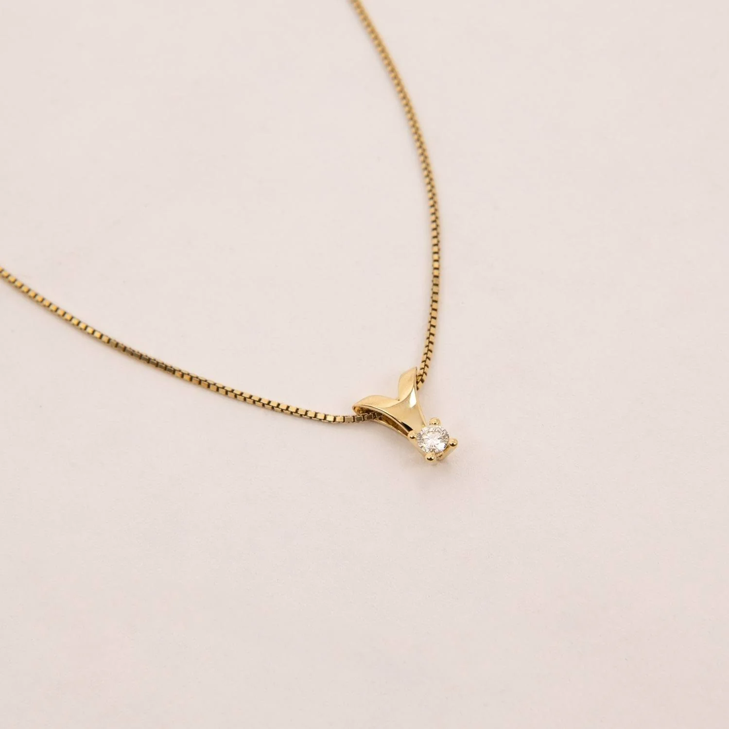 Aveny STARLIGHT - Vedhæng, 0,40 ct. w/si - 14 kt. guld - Image 3