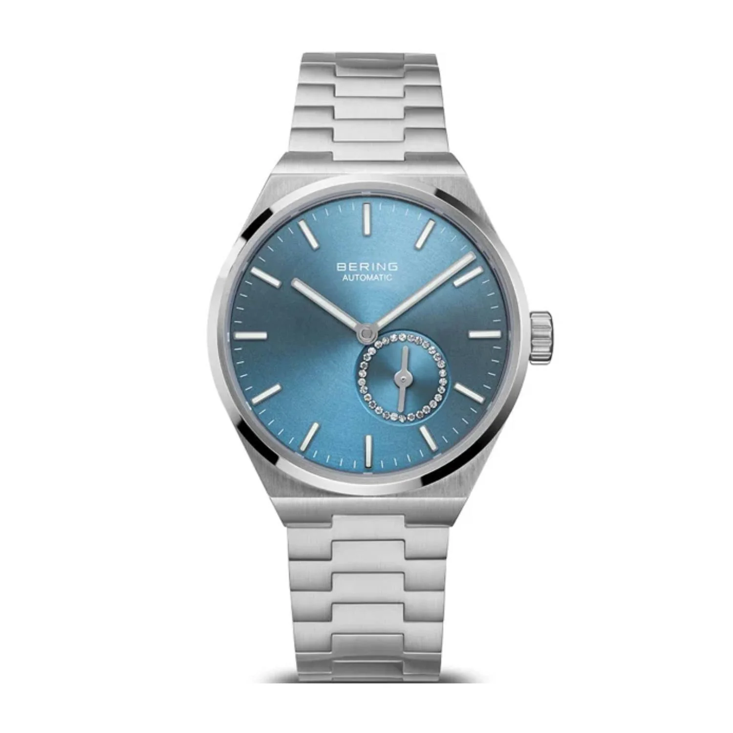 BERING - Automatic dameur, blå, 35 mm - 19435-CHARITY