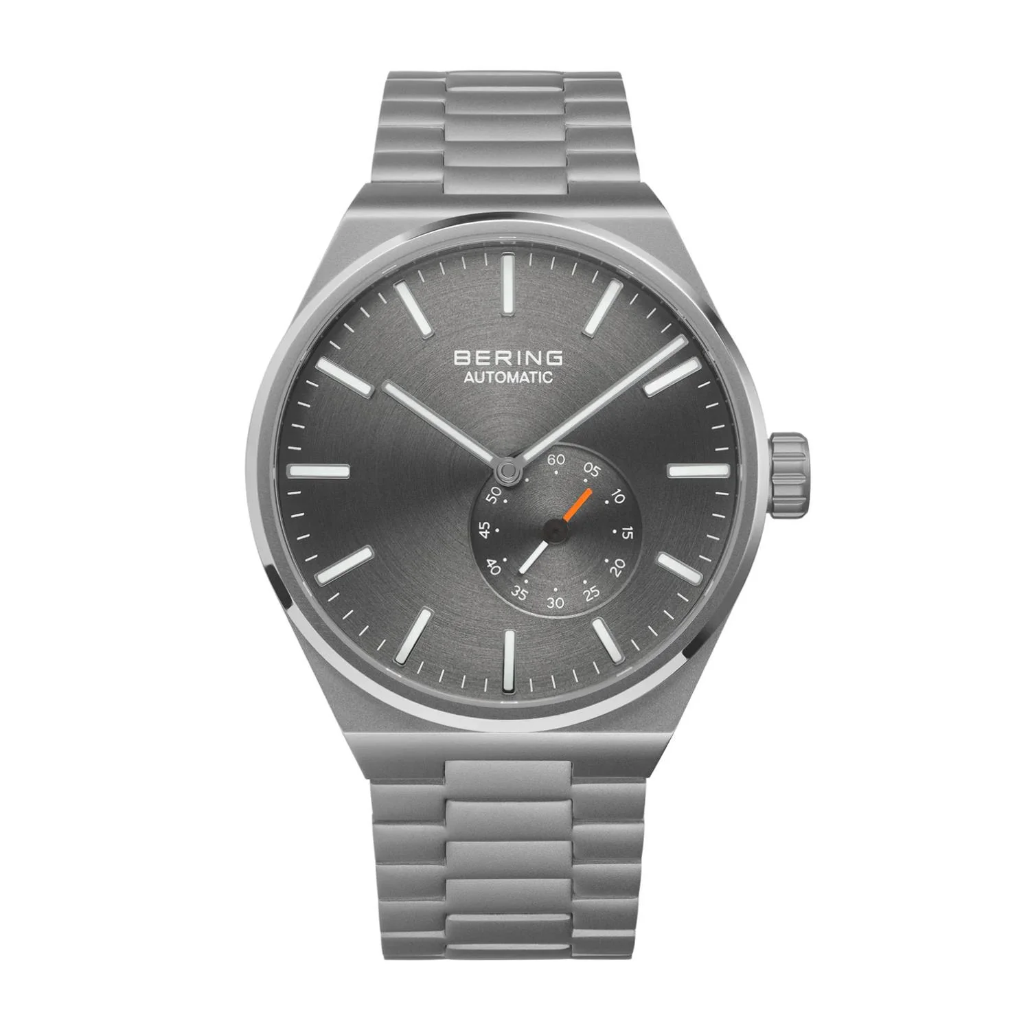 BERING - Automatic herreur, børstet grå - 19441-777