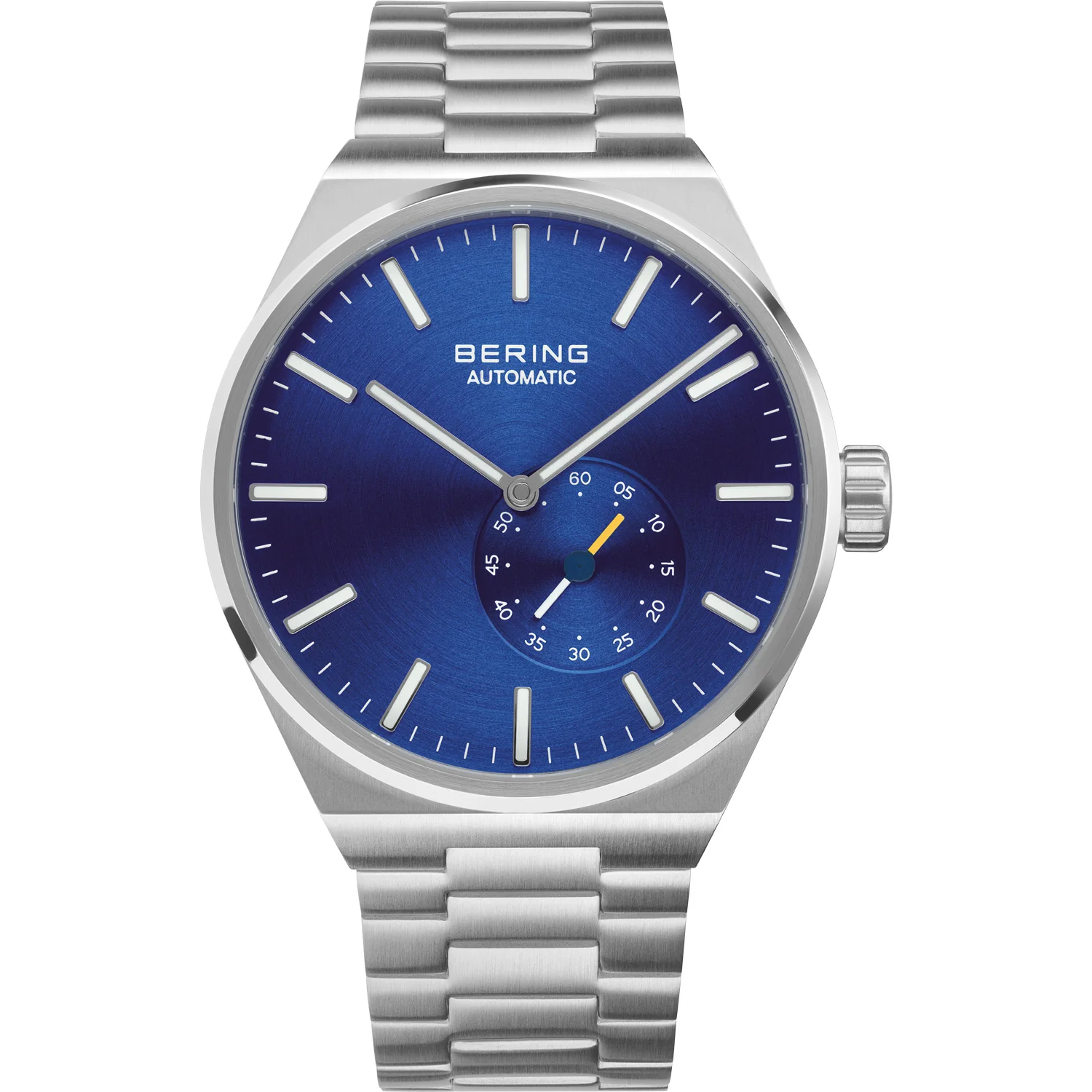 BERING - Automatic herreur, børstet sølv - 19441-707