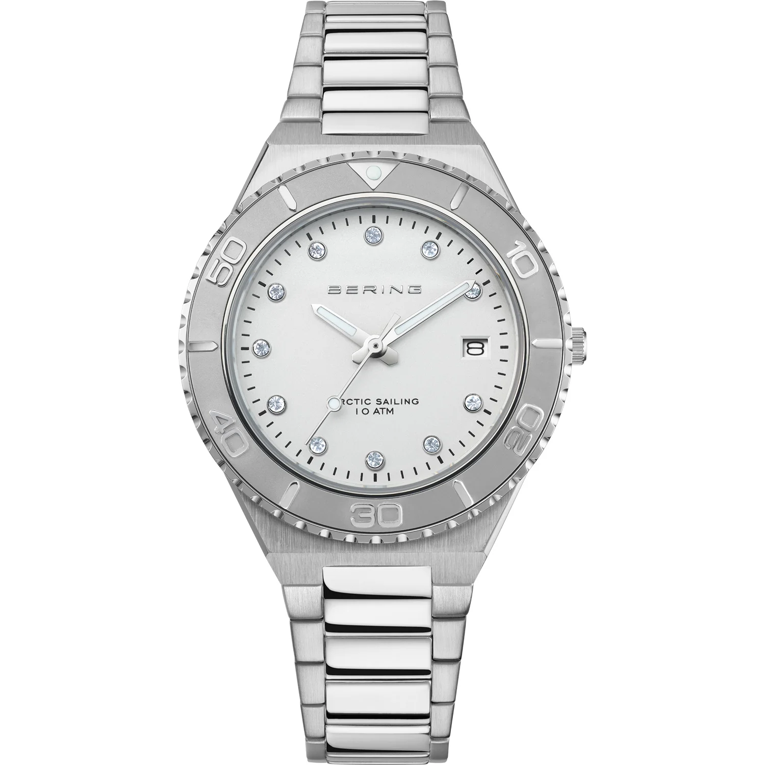 BERING - Classic Dameur, hvid - 18936-704