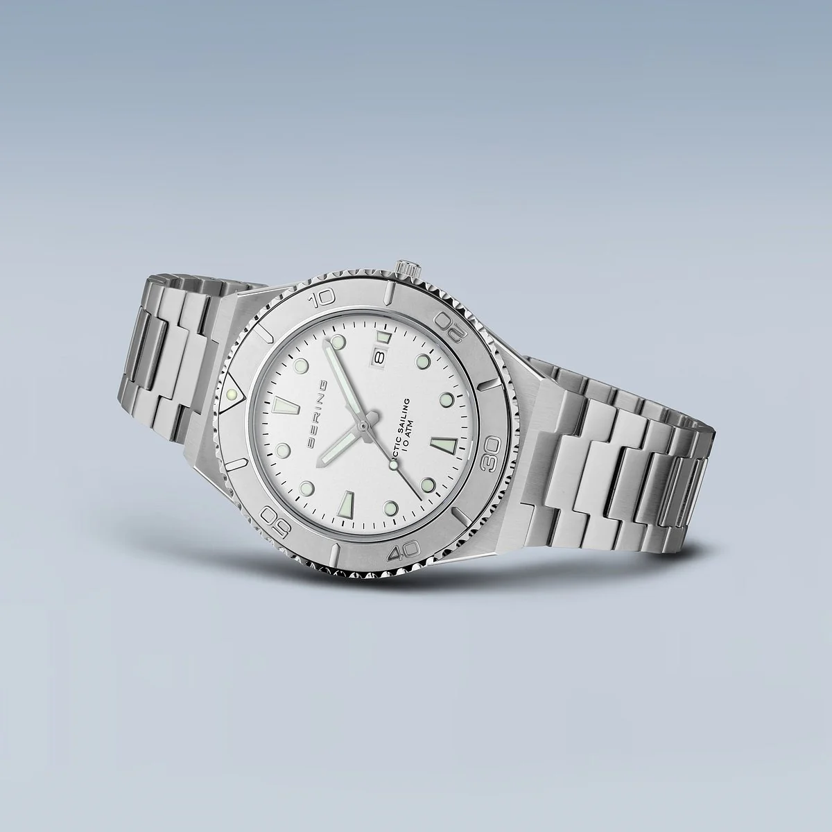 BERING - Classic Dameur, poleret/børstet sølv - 18940-704 - Image 6