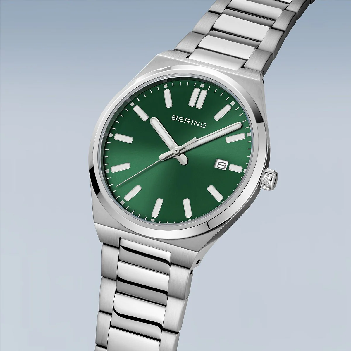 BERING - Classic ur m. grøn skive, 40x45 mm - 17639-708 - Image 2