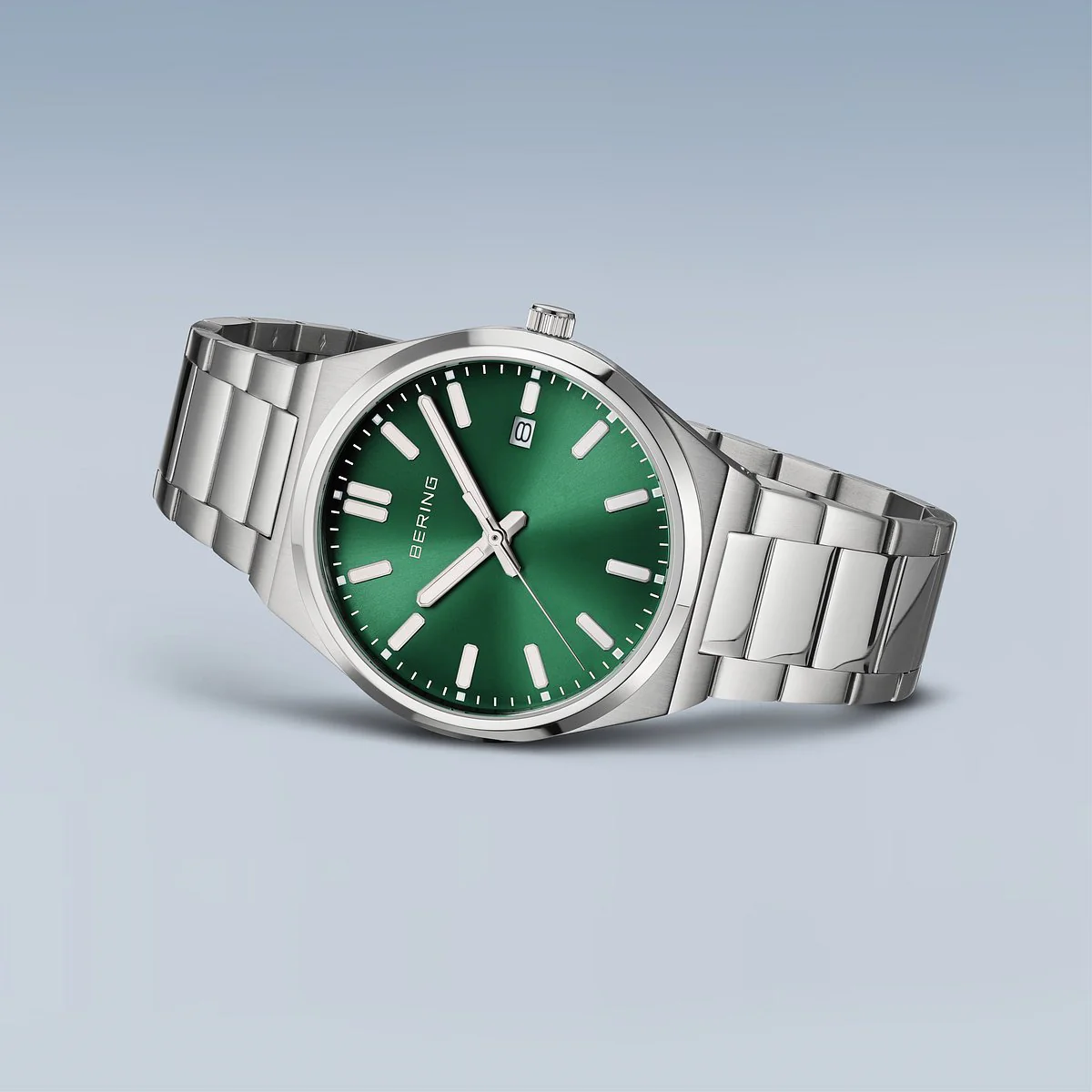 BERING - Classic ur m. grøn skive, 40x45 mm - 17639-708 - Image 4
