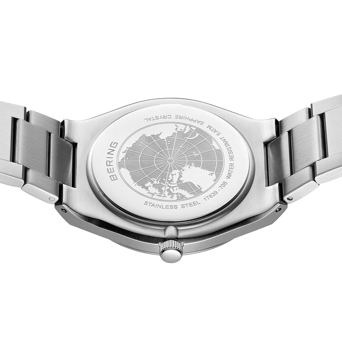 BERING - Classic ur m. grøn skive, 40x45 mm - 17639-708 - Image 6