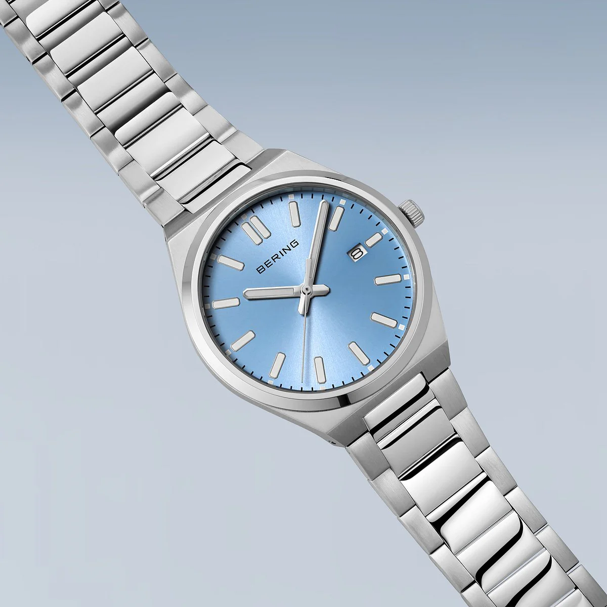 BERING - Classic ur m. lyseblå skive, 39 mm - 17639-707 - Image 5