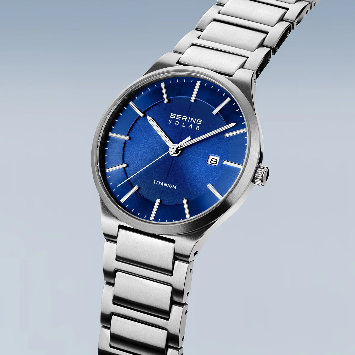 BERING - Slim Solar Herreur, blå - 15239-777 - Image 6