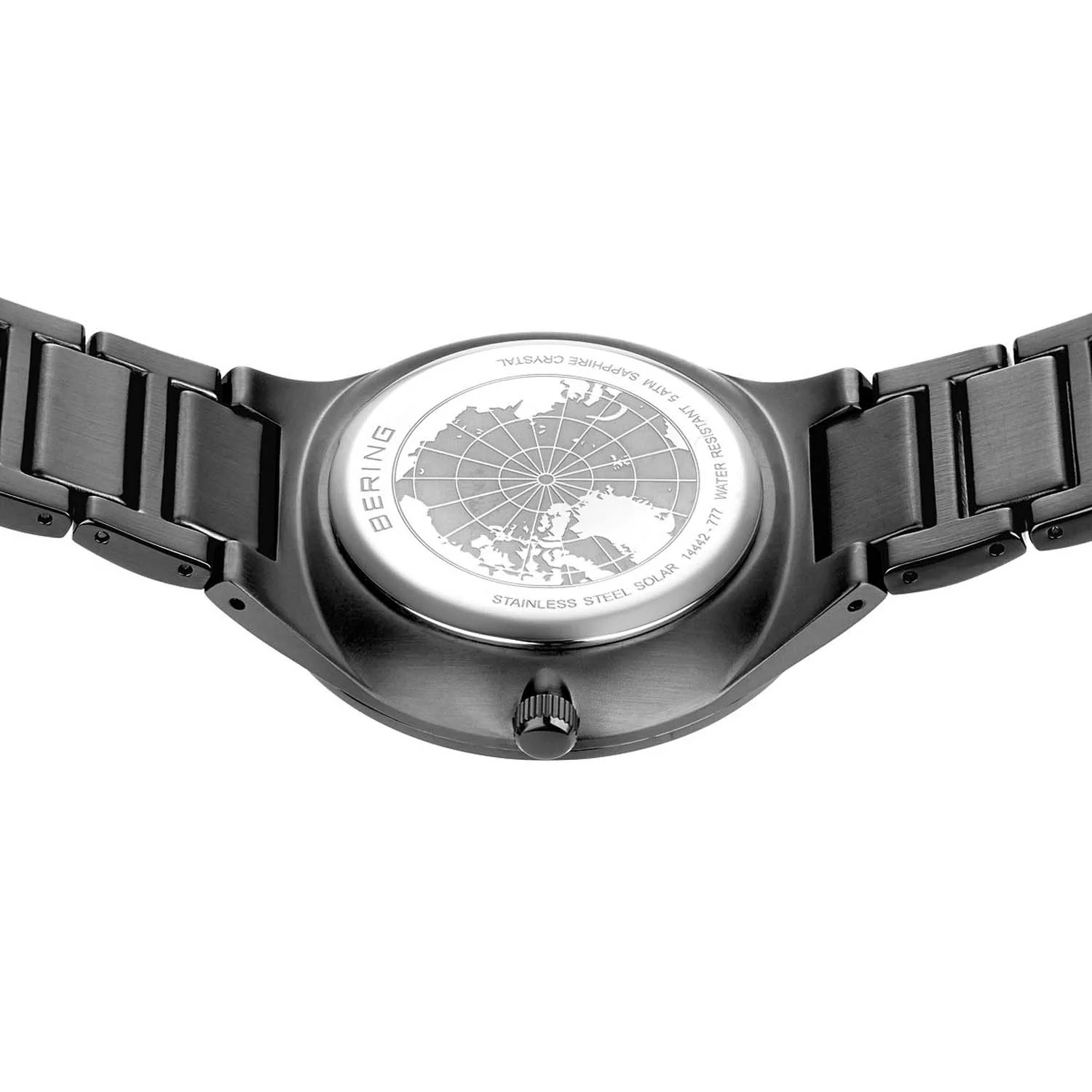 BERING - Slim Solar ur m. grå skive, 42 mm - 14442-777 - Image 6