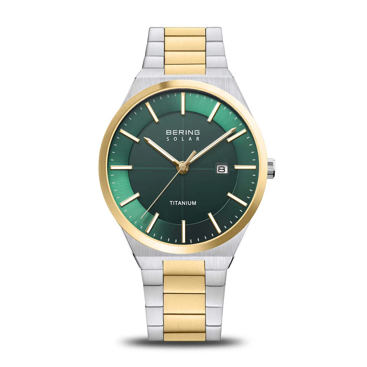 BERING - Solar ur grøn, 39mm - 14439-718