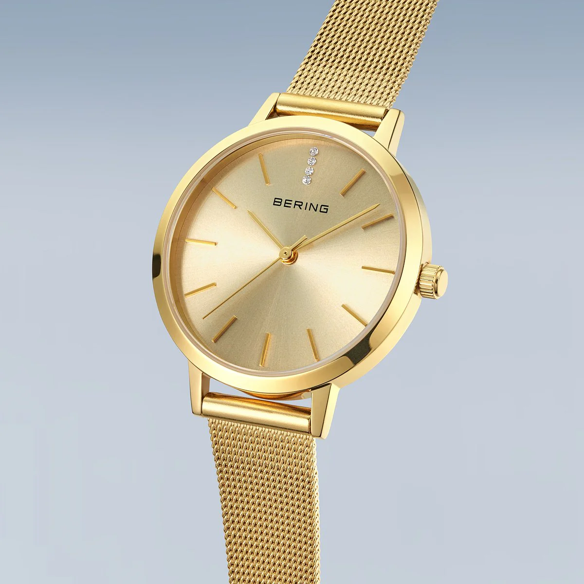 BERING - Solar ur m. guld skive, 34 mm - 13434-333 - Image 2