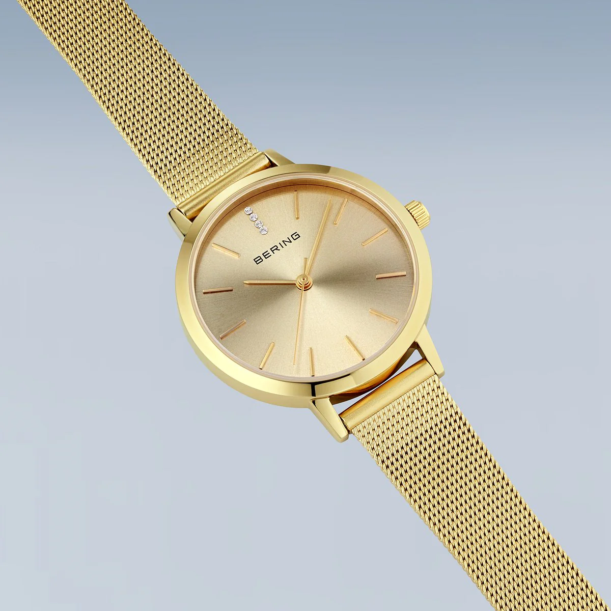 BERING - Solar ur m. guld skive, 34 mm - 13434-333 - Image 5