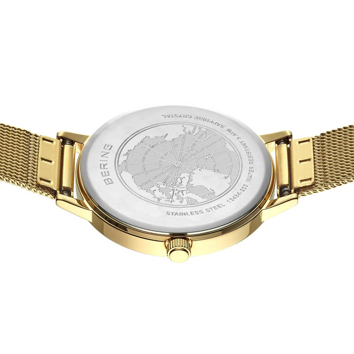 BERING - Solar ur m. guld skive, 34 mm - 13434-333 - Image 6