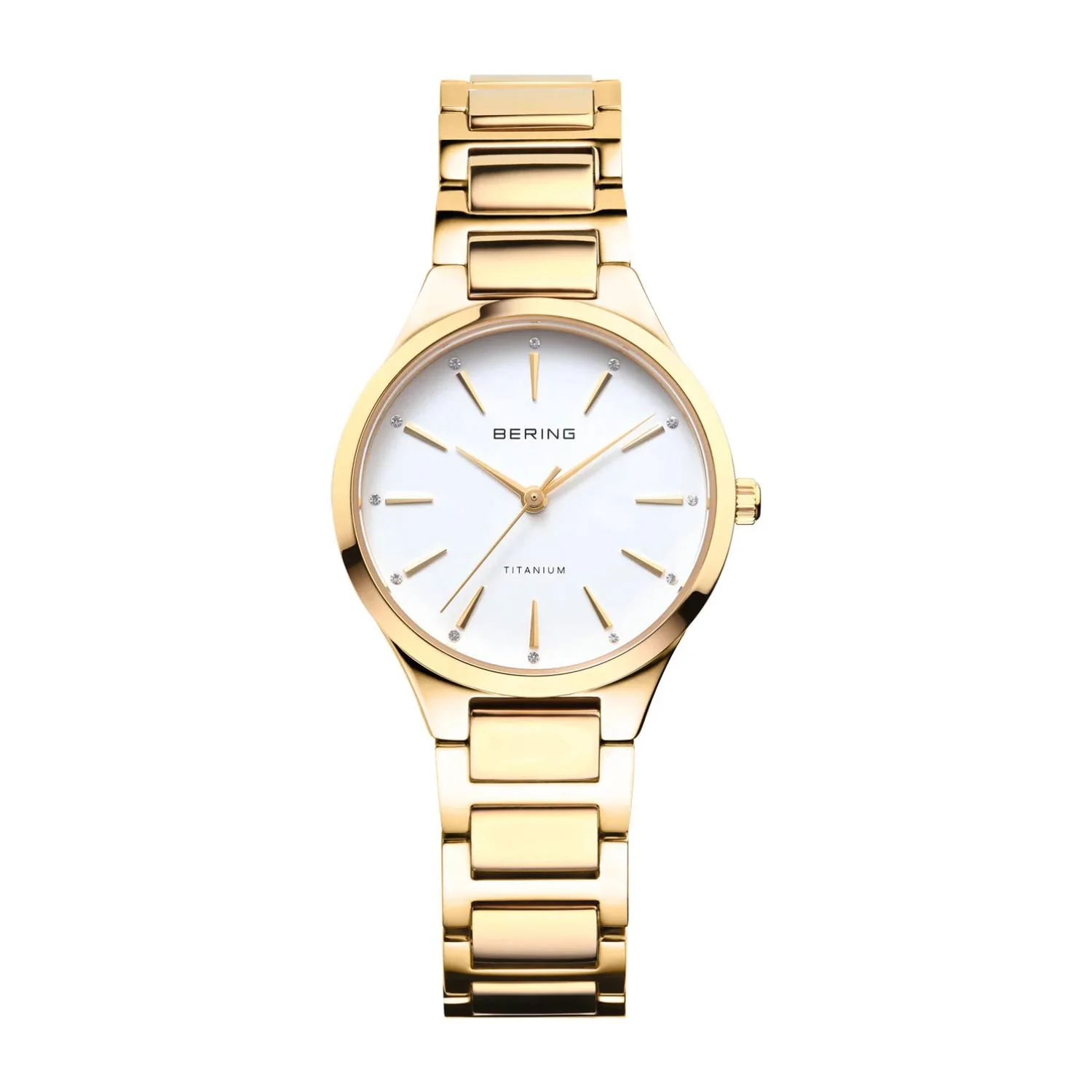 BERING - Titanium dameur, poleret guld - 15630-734