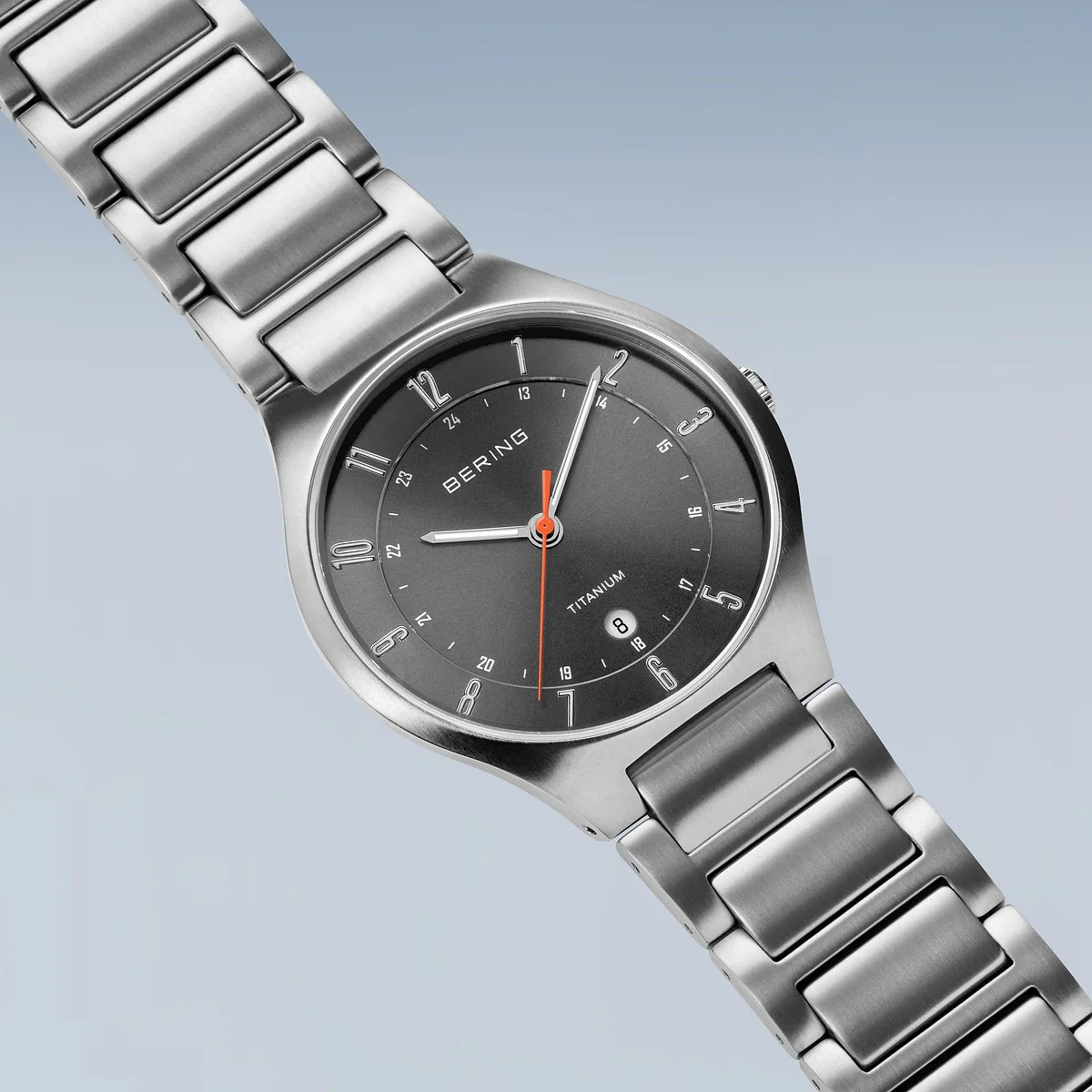 BERING - Titanium Herreur, børstet sølv - 11739-772 - Image 5