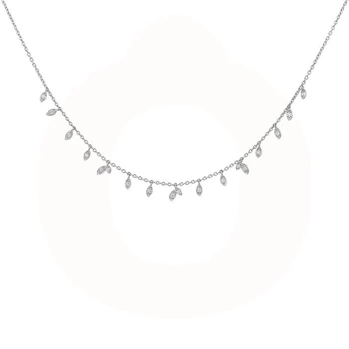 byBiehl - Jungle Vine Sparkle Halskæde - 3-3106a-R