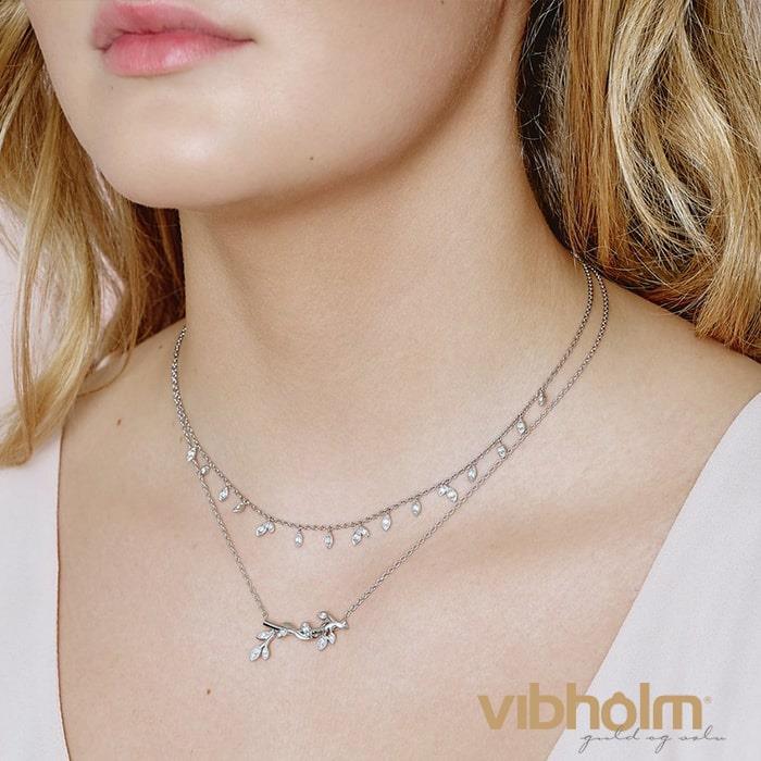 byBiehl - Jungle Vine Sparkle Halskæde - 3-3106a-R - Image 2