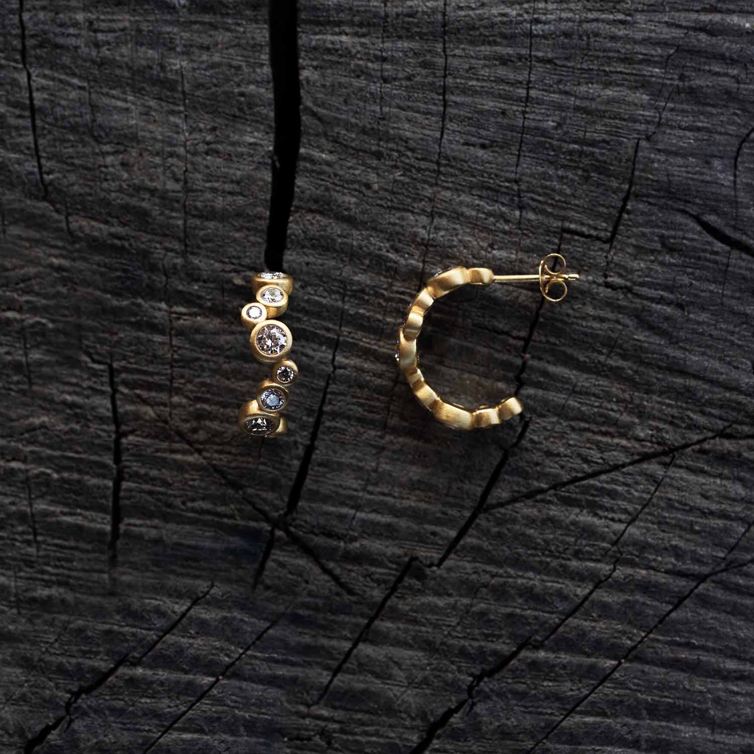 byBiehl - Stardust hoops - Forgyldt sterlingsølv - Image 3