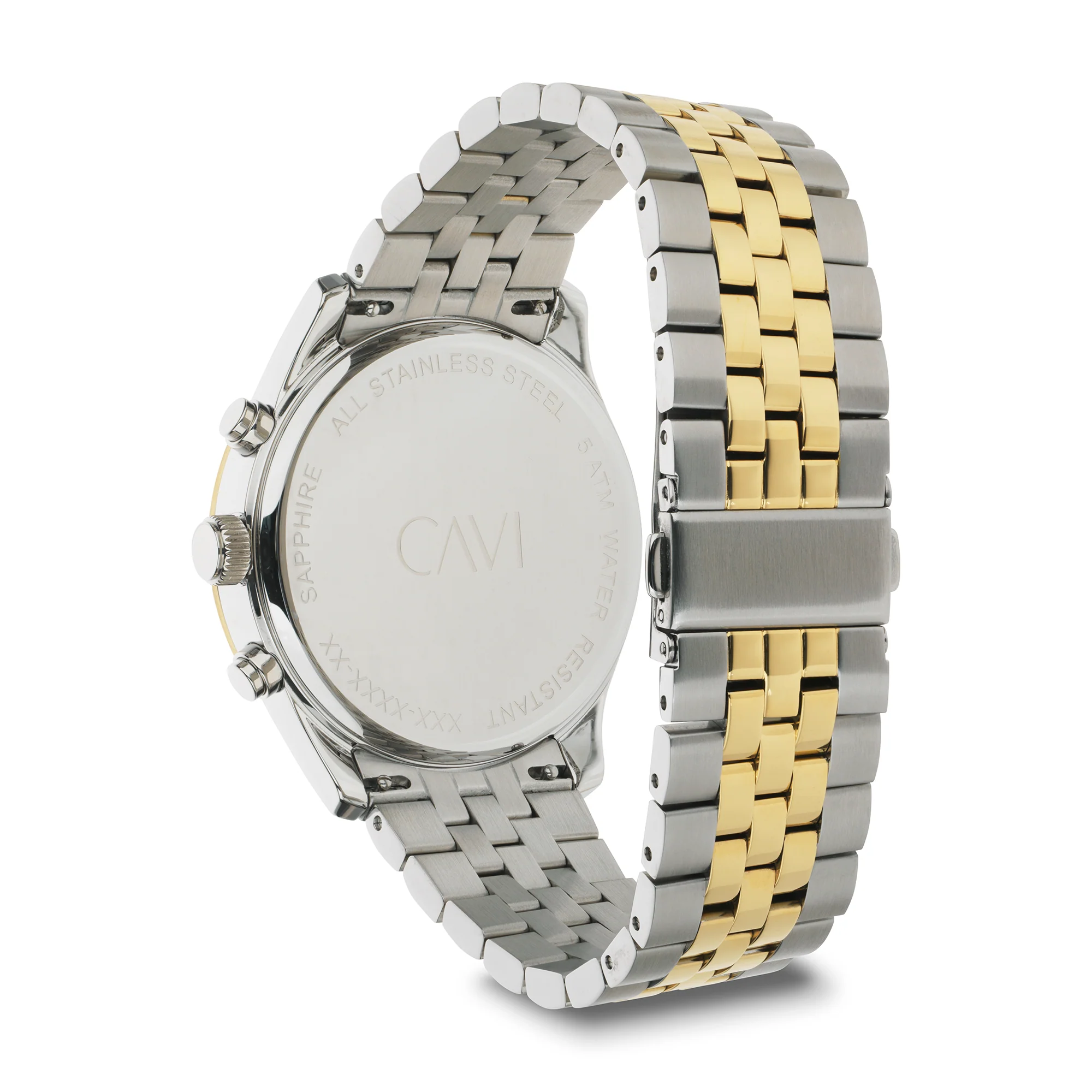 CAVI Watches - Apollo Green ur, 43 mm - Bicolor rustfrit stål - Image 3
