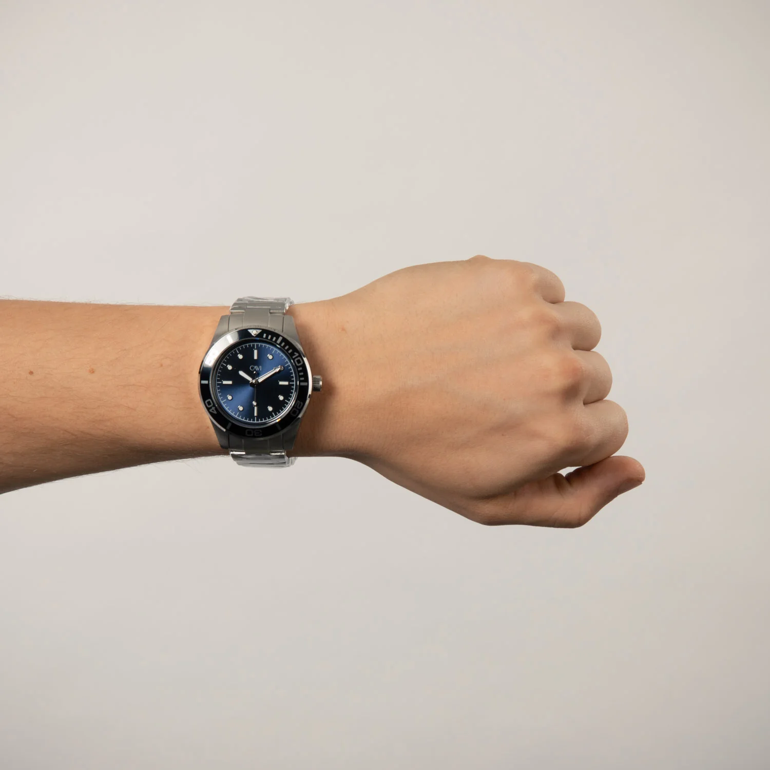CAVI Watches - Apus Black Sunray ur, blå/41,5 mm - Rustfrit stål - Image 2