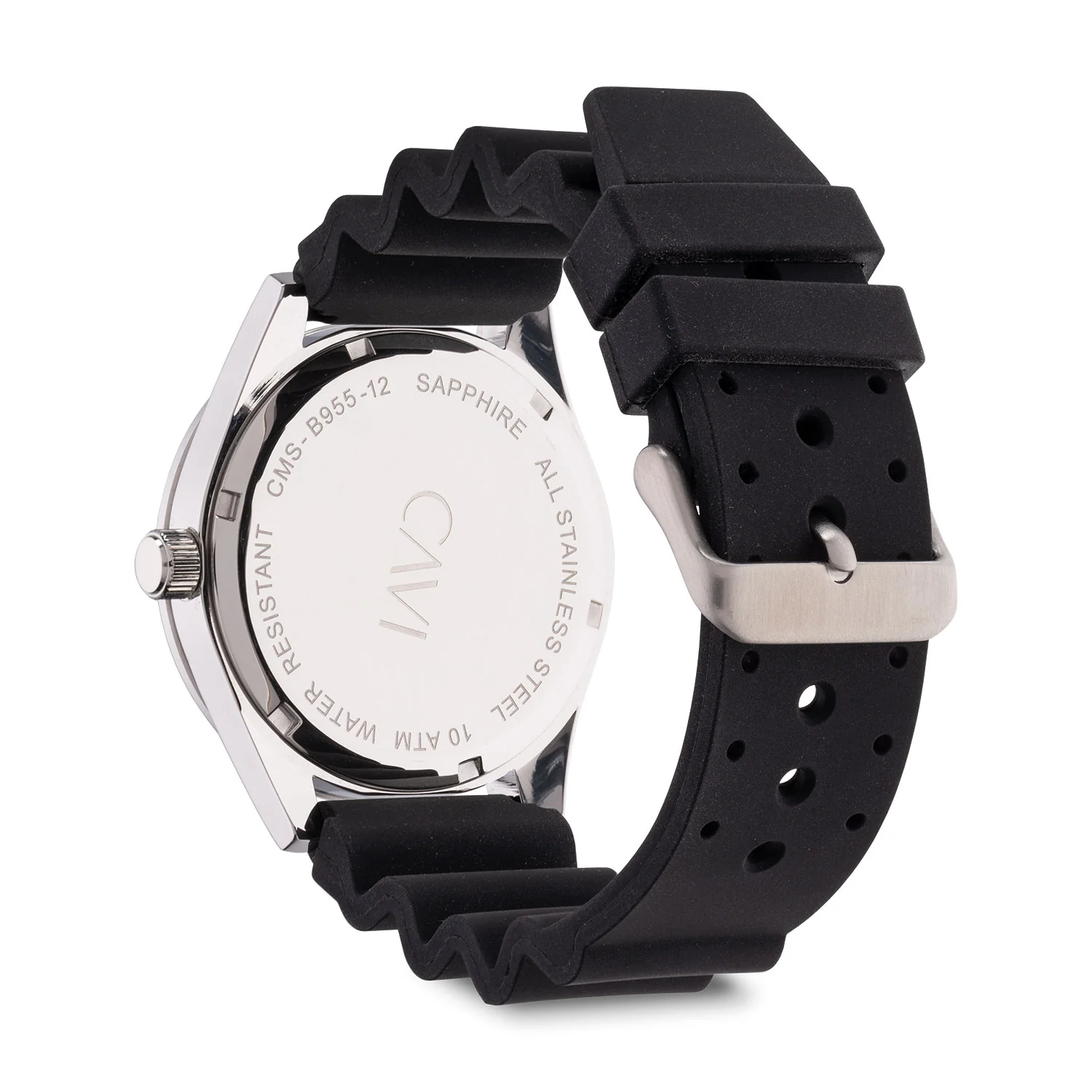 CAVI Watches - Apus Black Sunray ur, blå/41,5 mm - Rustfrit stål - Image 2