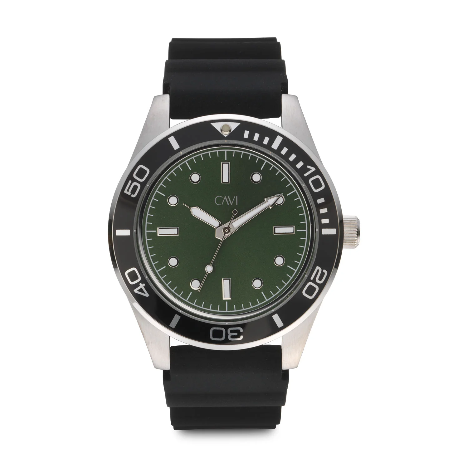 CAVI Watches - Apus Green Sunray ur, 41,5 mm - Rustfrit stål