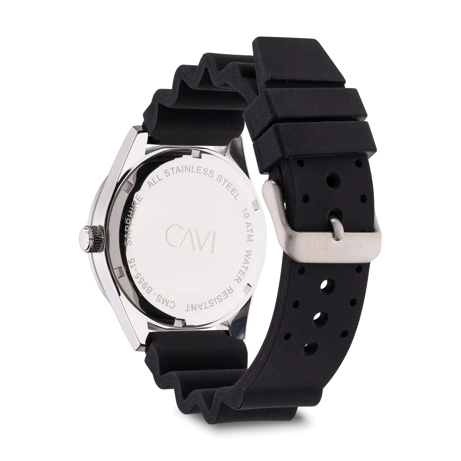 CAVI Watches - Apus Green Sunray ur, 41,5 mm - Rustfrit stål - Image 4