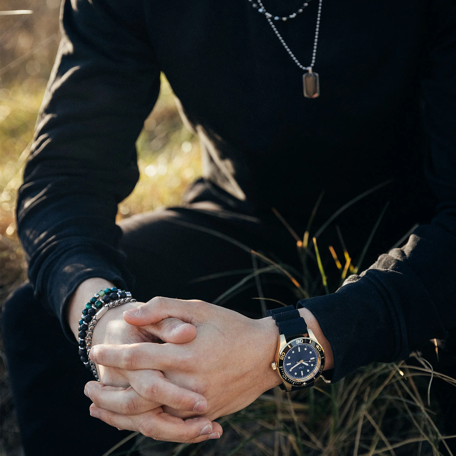 CAVI Watches - Apus ur, 41,5 mm - Guld IPG rustfrit stål - Image 3