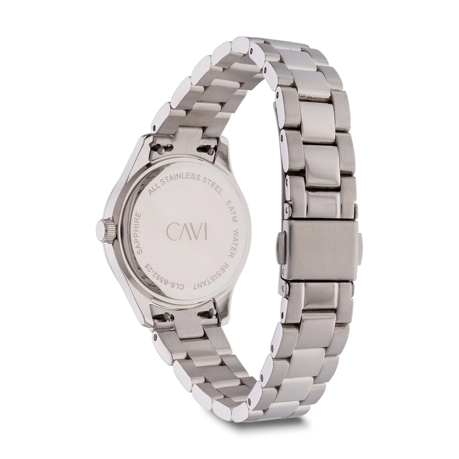 CAVI Watches - Bellatrix Silver Sunray ur, 30 mm - Rustfrit stål - Image 3