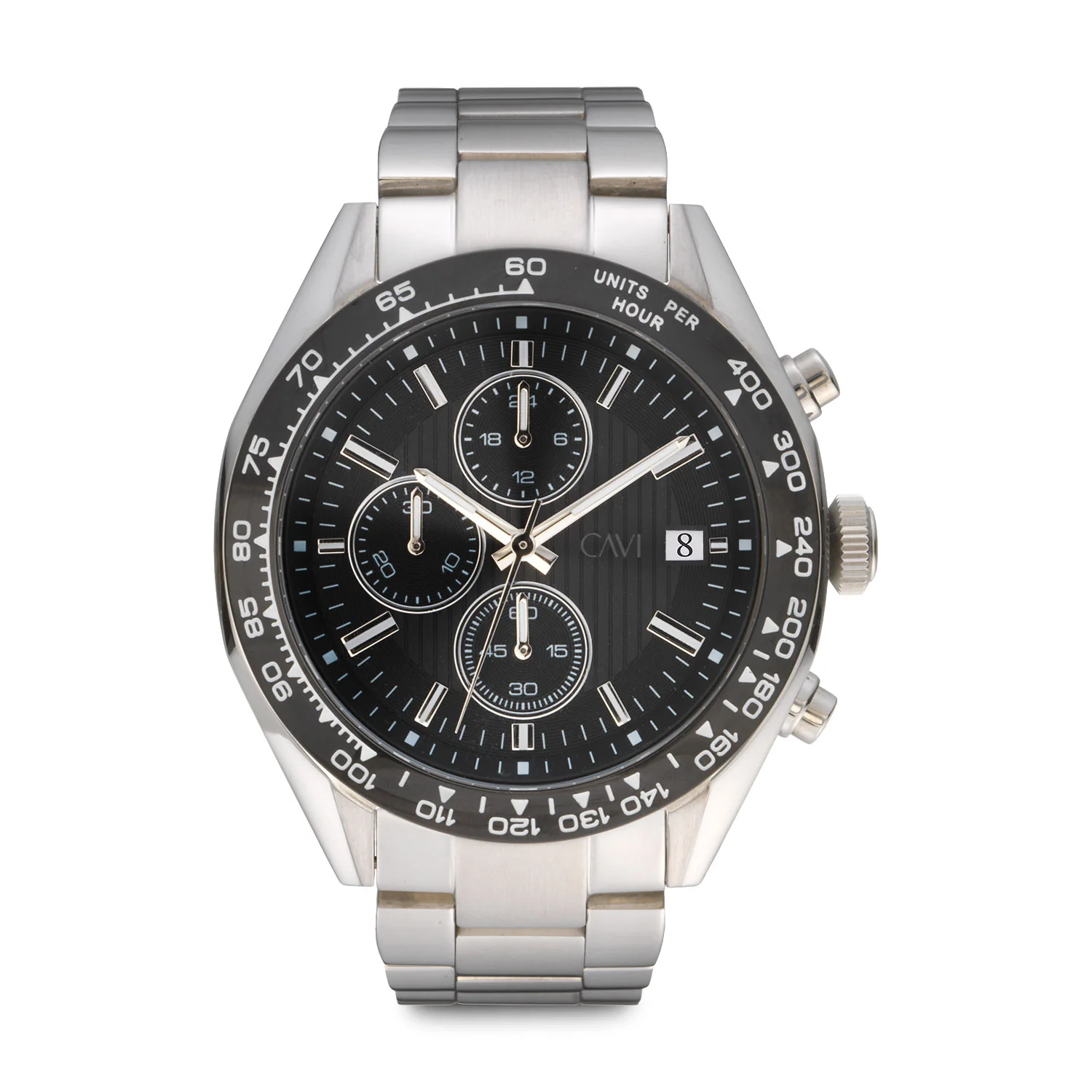 CAVI Watches - Castor Matt Black ur, 42 mm - Rustfrit stål