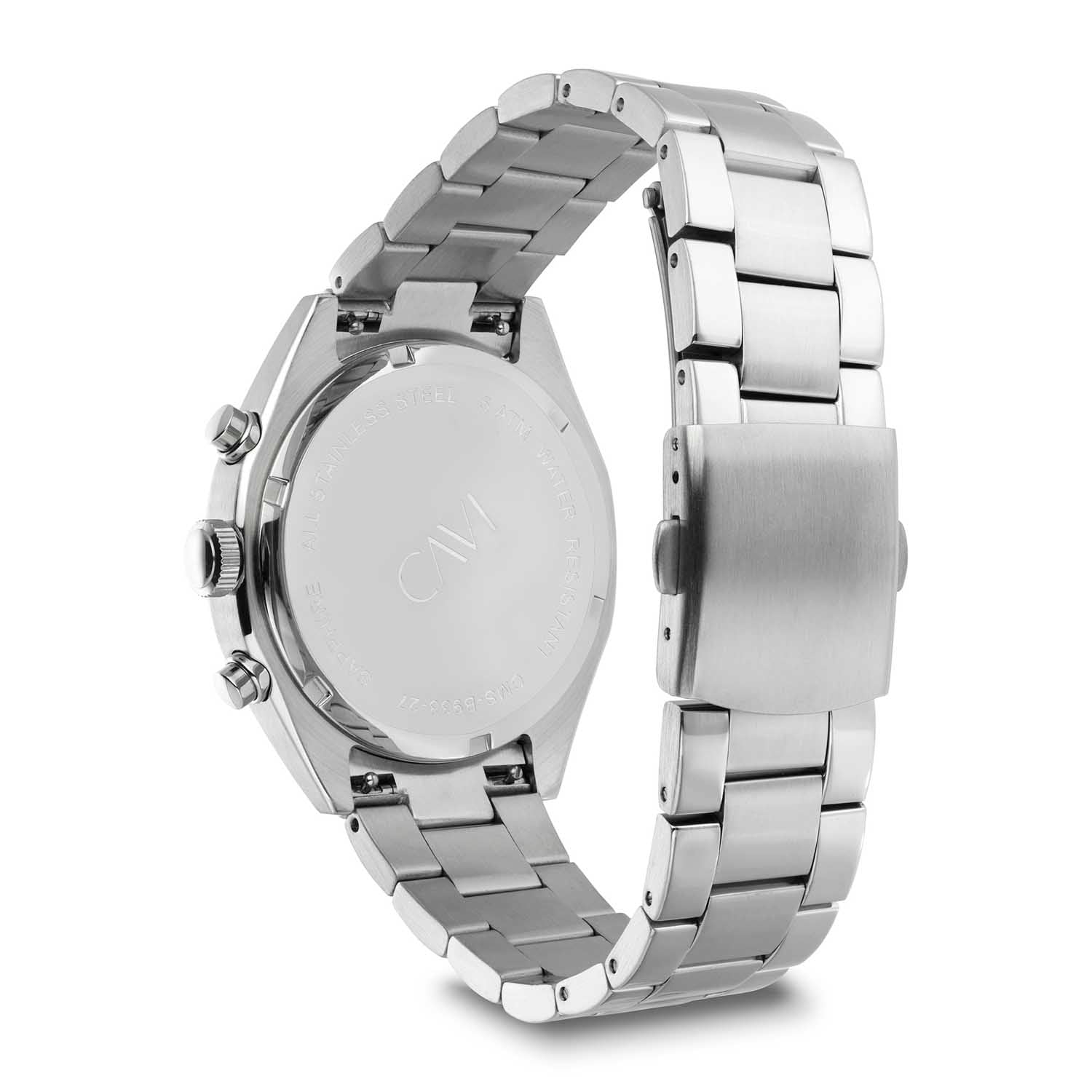 CAVI Watches - Castor Matt White ur, hvid/42 mm - Rustfrit stål - Image 3