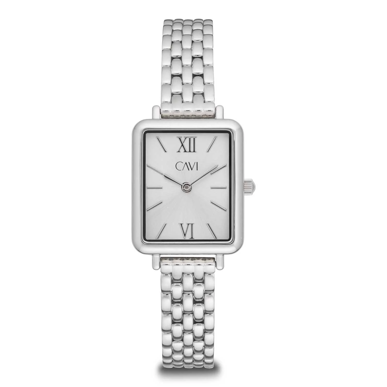 CAVI Watches - Cordelia ur m. lænke, 20x30 mm - Rustfrit stål